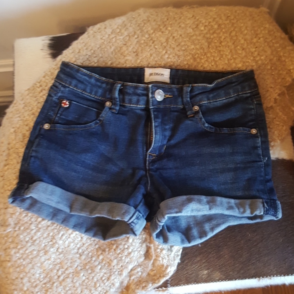 Blue jean shorts